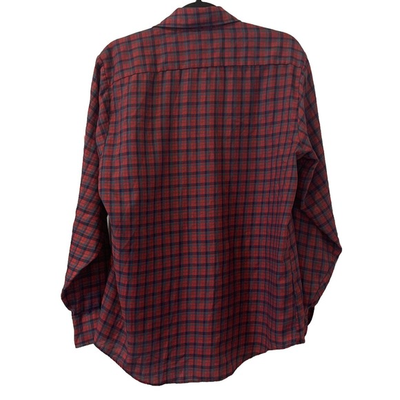 Vintage Campus Button Up Shirt size M medium 1990 Poly Cotton - Picture 2 of 7